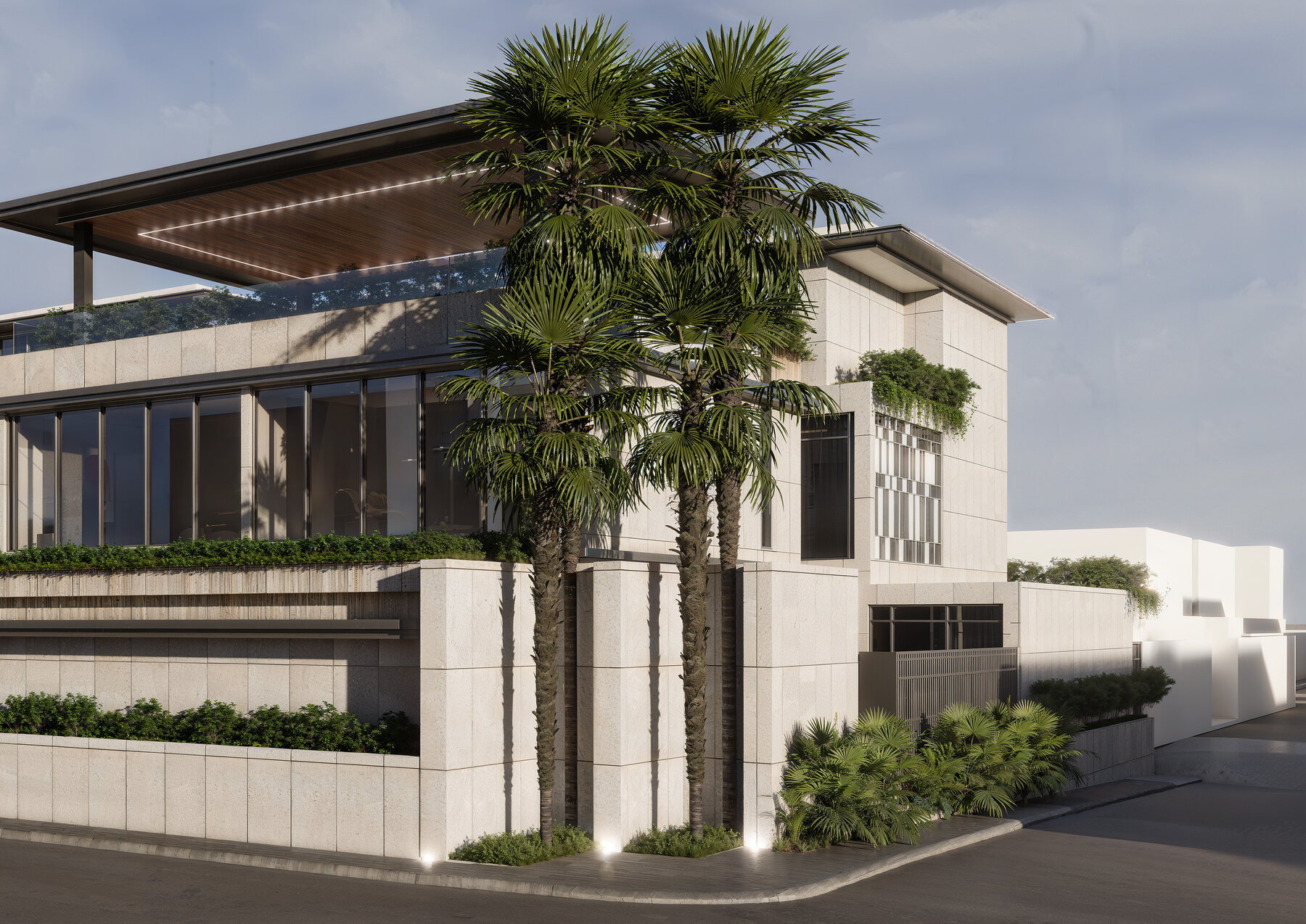 Interior view from the Al Ghadeer Palace project