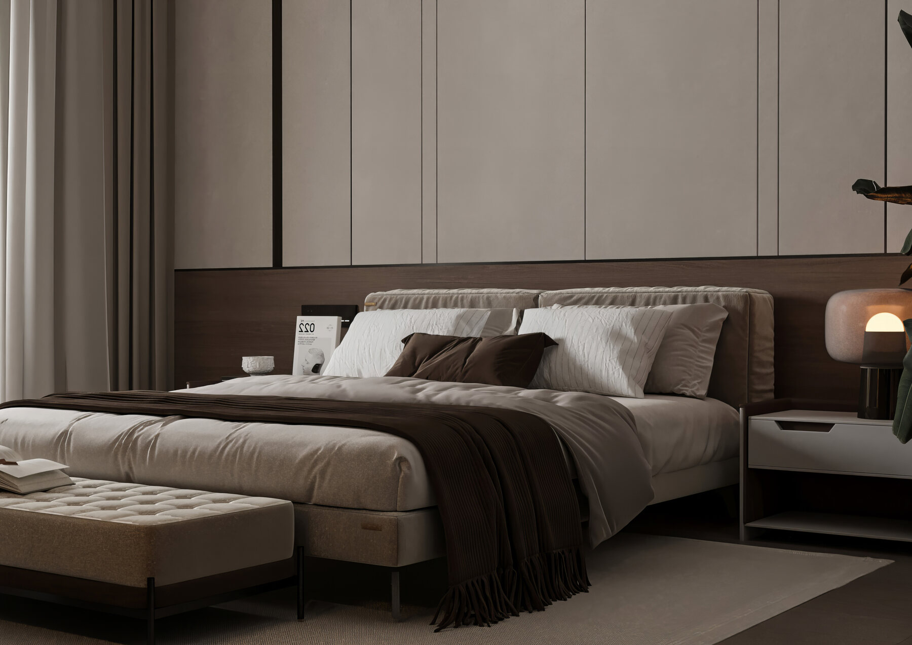 Interior view from the Al Rawdah Villa project